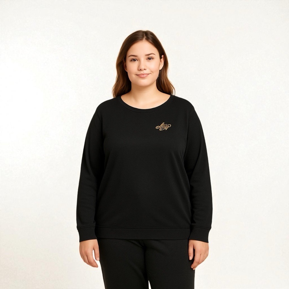 Victoria's Secret Black PJ Top Cozy Sleepwear L Womens‎ Pajamas Luxury Shirt